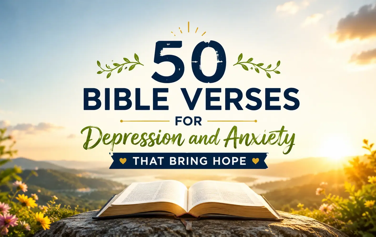 50 Bible Verses for Depression and Anxiety That Bring Hope