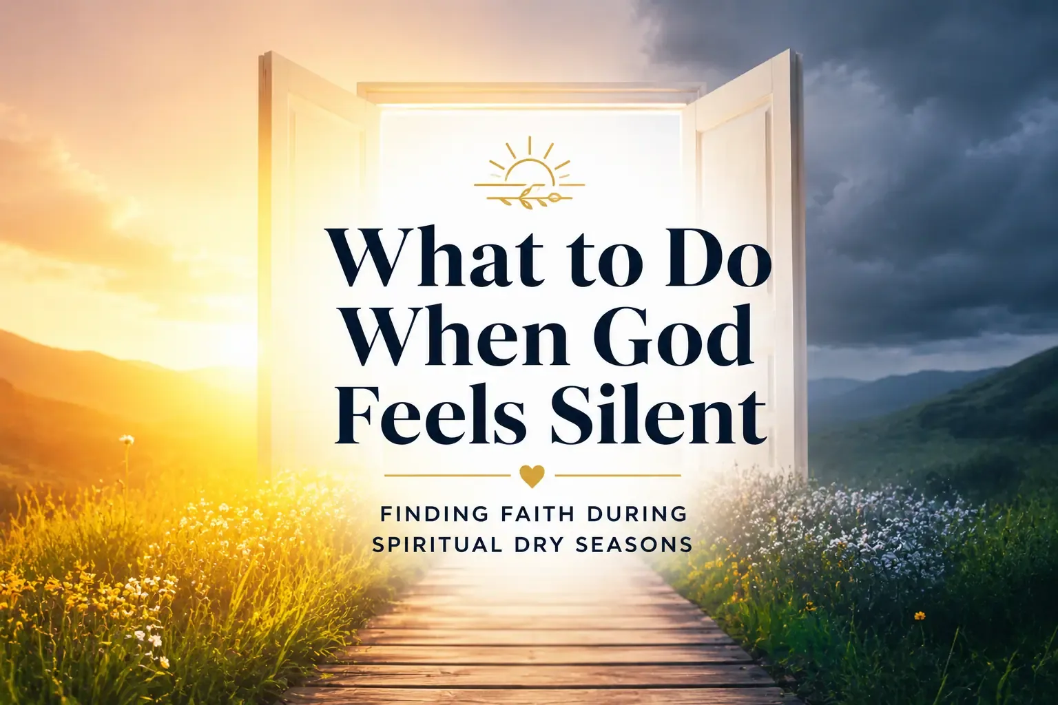 What to Do When God Feels Silent: Finding Faith During Spiritual Dry Seasons