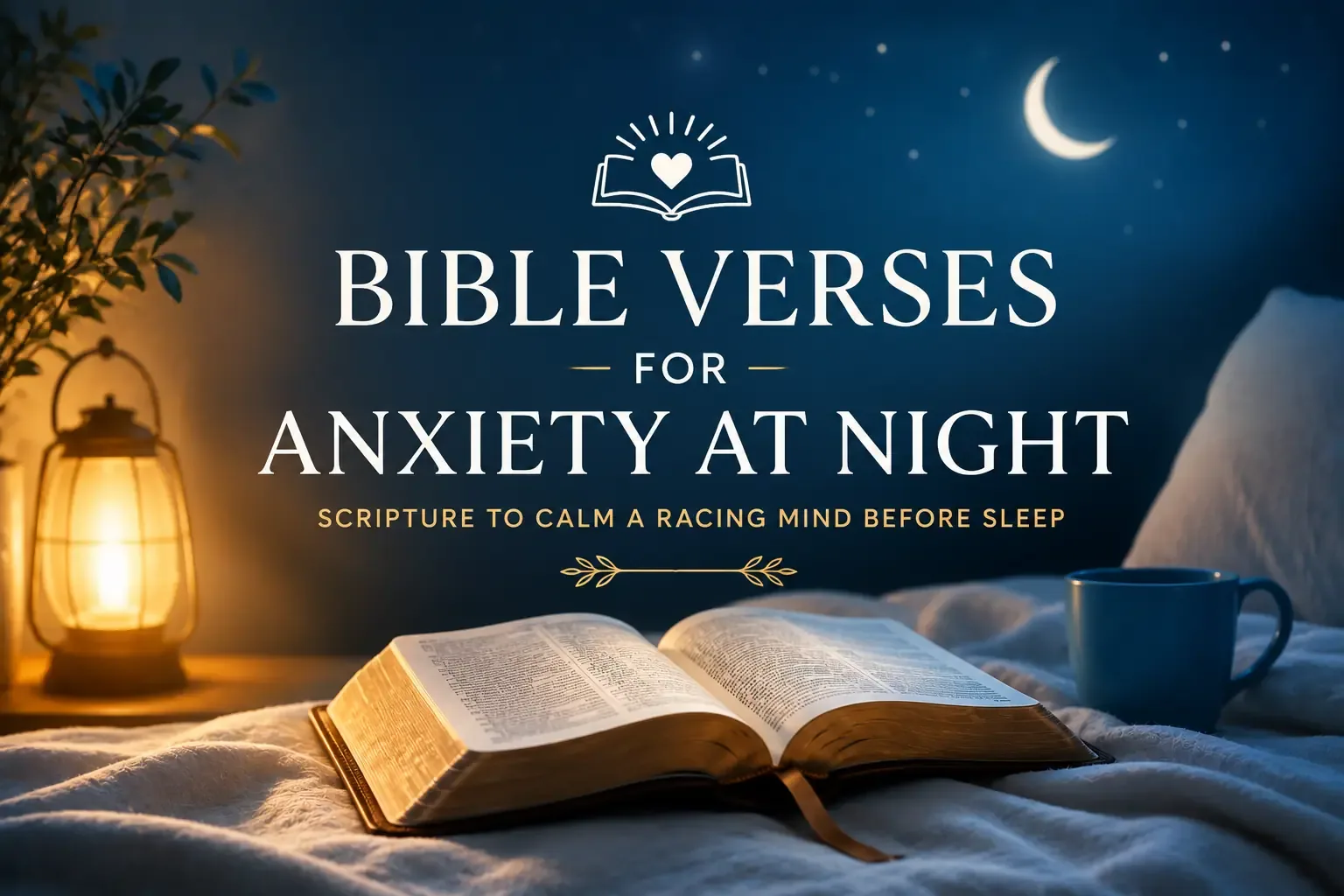 Bible Verses for Anxiety at Night: Scripture to Calm a Racing Mind Before Sleep
