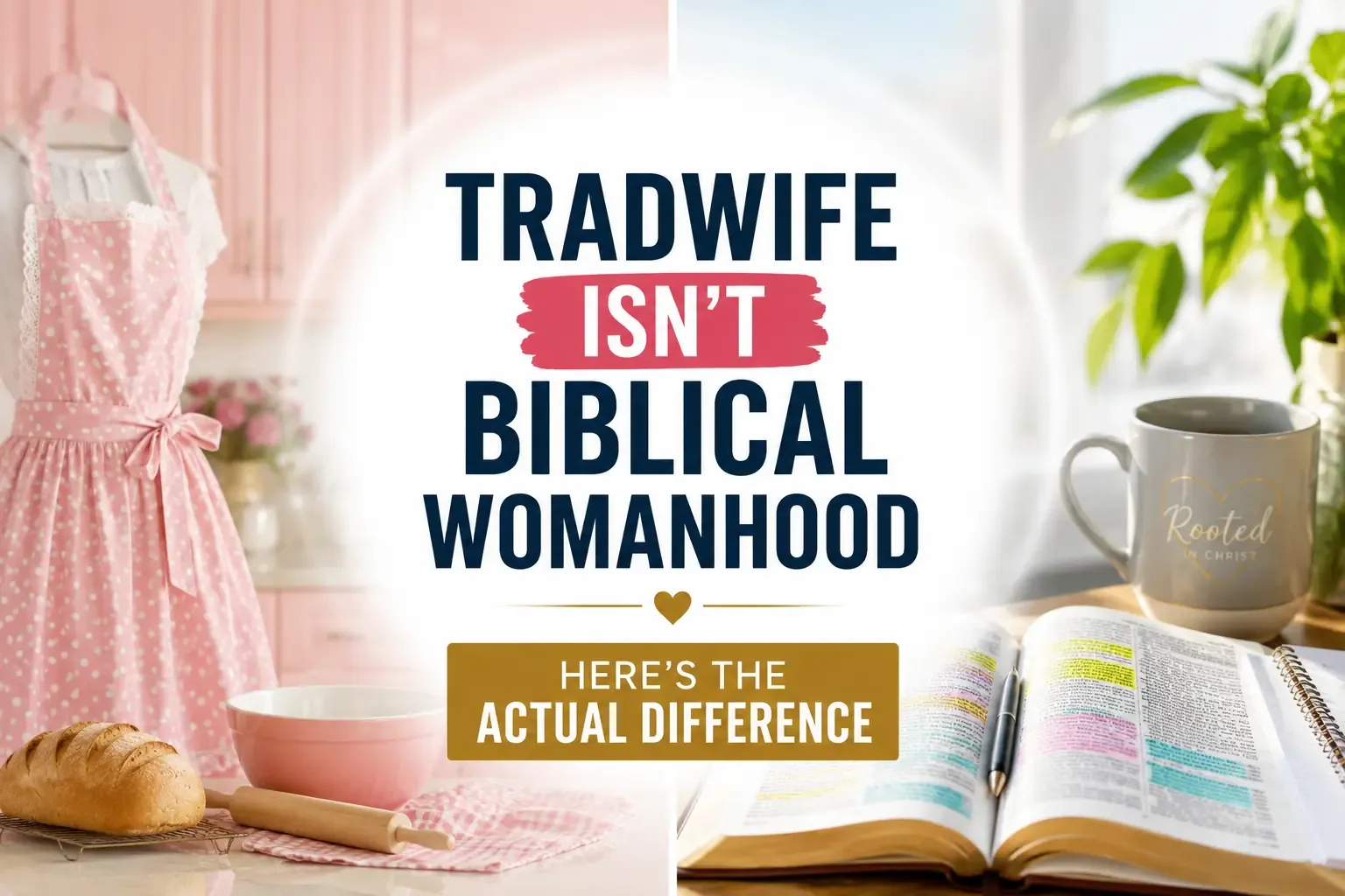 Tradwife Isn't Biblical Womanhood — Here's the Actual Difference