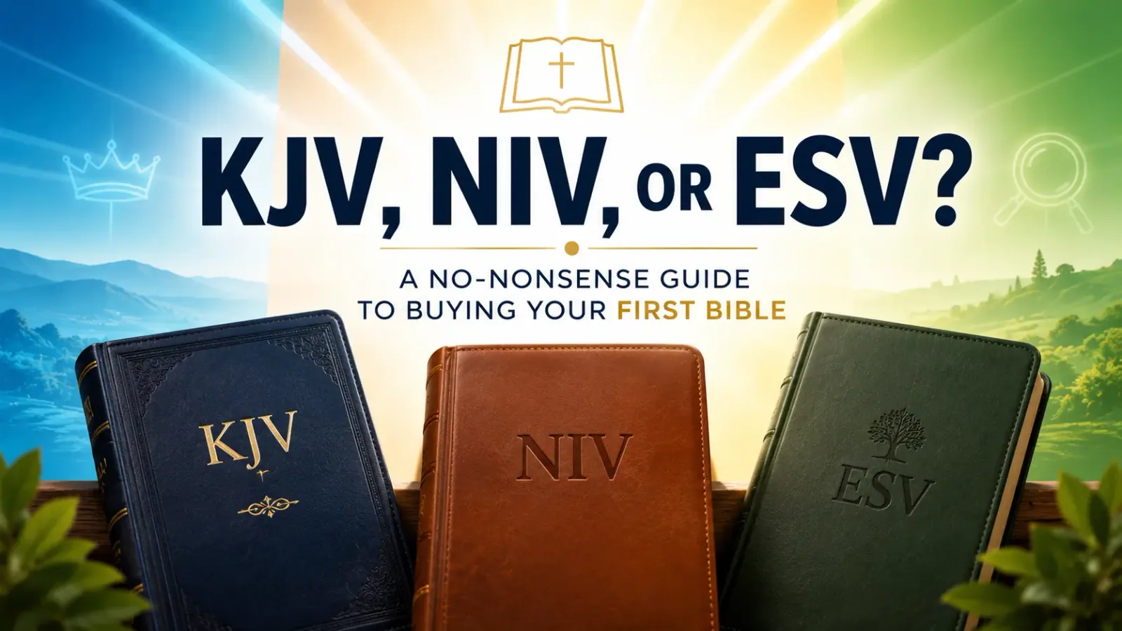 KJV, NIV, or ESV? A No-Nonsense Guide to Buying Your First Bible