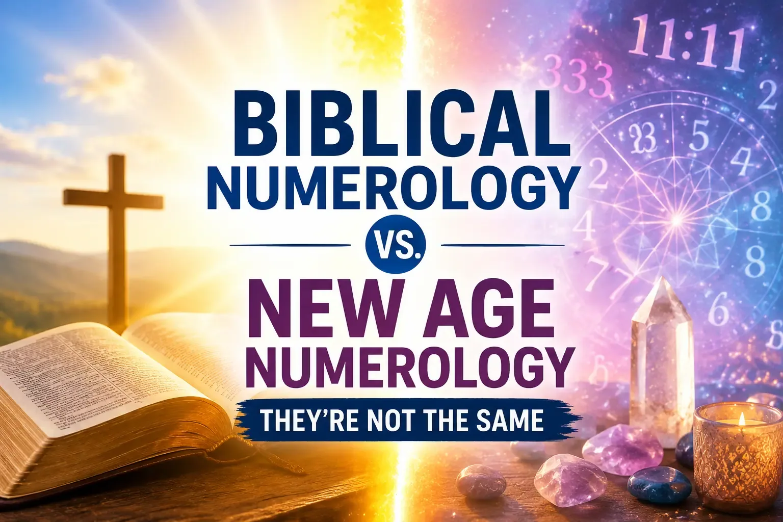 Biblical Numerology vs. New Age Numerology: They're Not the Same