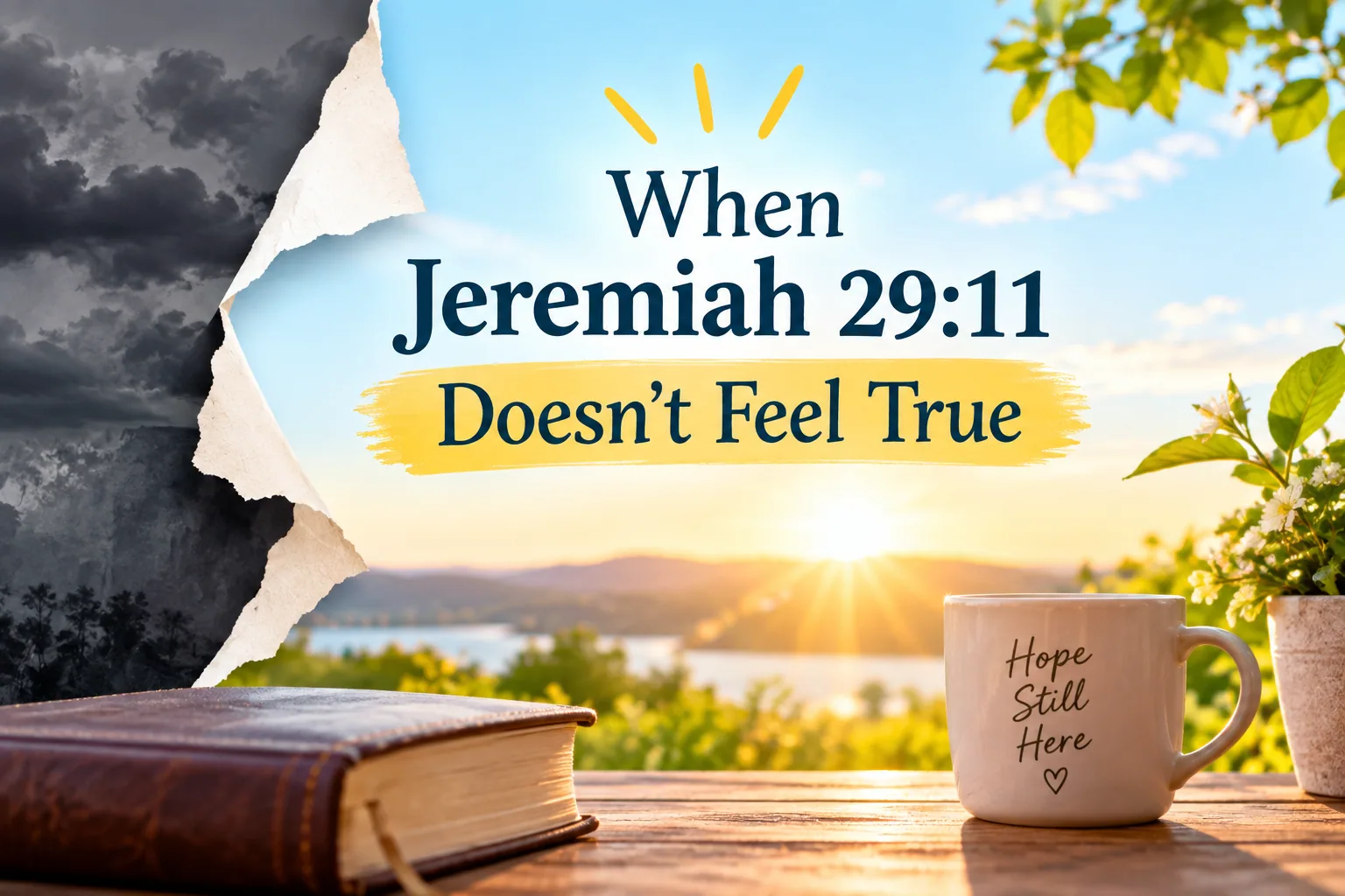 When Jeremiah 29:11 Doesn’t Feel True