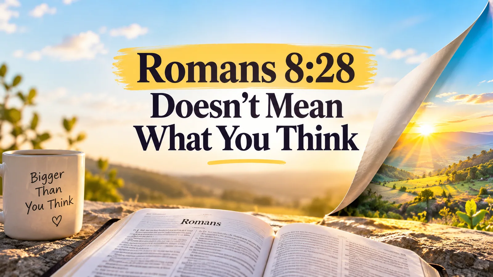 Romans 8:28 Doesn't Mean What You Think