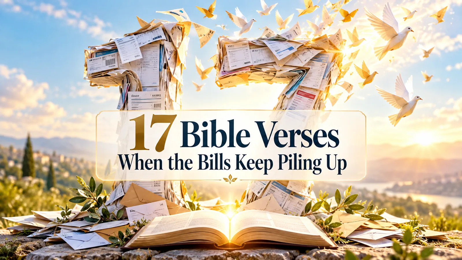 17 Bible Verses When the Bills Keep Piling Up