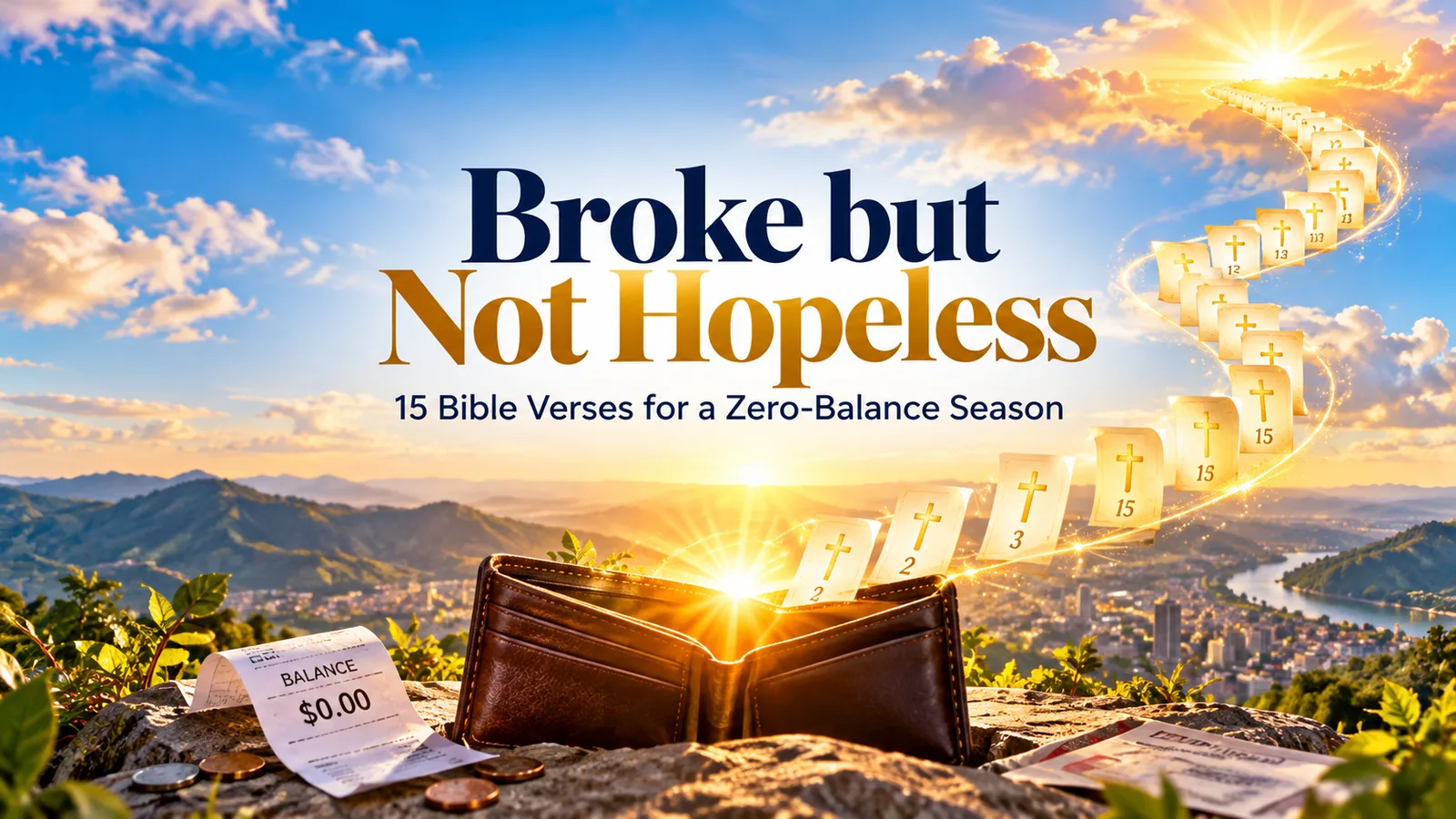 Broke but Not Hopeless: 15 Bible Verses for a Zero-Balance Season